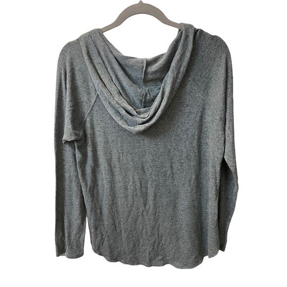 American eagle soft and sexy plush lace up long sleeve shirt - Picture 2 of 3